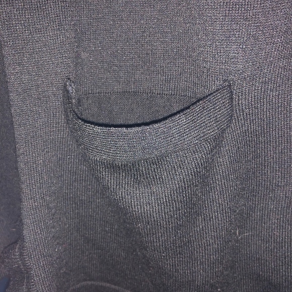 Black Ruffled Cardigan - Picture 2 of 3